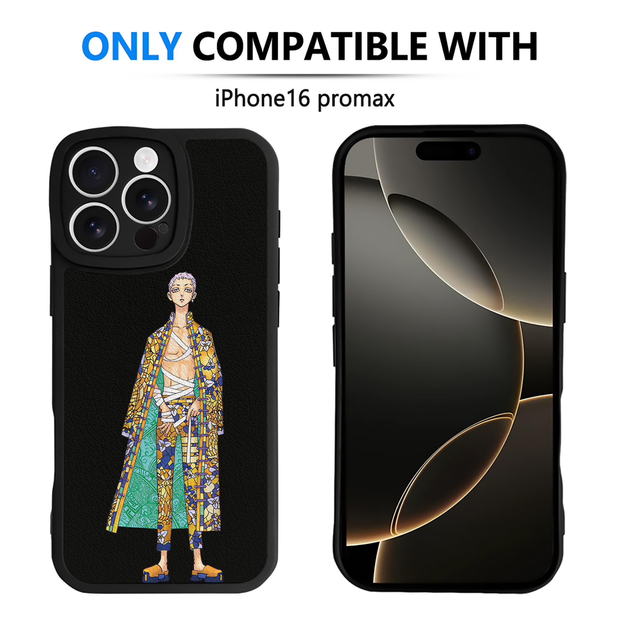 （画像用） 東京リベンジャーズ Tokyo Revengers 【iPhone 16シリーズ対応】シリコンスマホケース（レザー調） 材質：シリコン